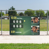 Personalized Tennis Scoreboard – Custom Match Banner (InSitu)