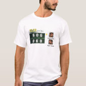 Personalized Tennis Scoreboard T-Shirt (Vorderseite)