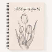 Personalized Text Journal, Name & Message Notebook Notizblock (Vorderseite)