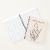 Personalized Text Journal, Name & Message Notebook Notizblock (Innenseite)