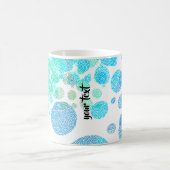 Personalized Textured Polka Dot Kaffeetasse (Mittel)
