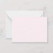 Personalized Thank You Card | Cherry Blossom Flora Mitteilungskarte (Rückseite)