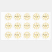 Personalized Thank You Cherry Blossom Etiketten (Blatt)