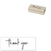 Personalized Thank You  Gummistempel (Stempel)