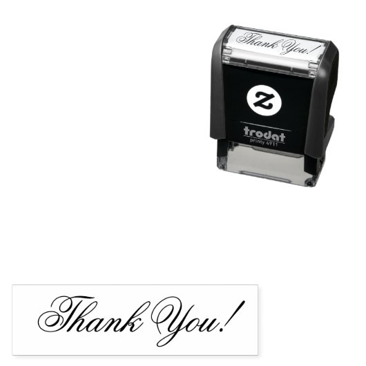 Personalized Thank You Self Inking Stamp Permastempel (Beispiel)