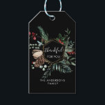 Personalized Thankful for you! Geschenkanhänger<br><div class="desc">Thankful for you! gift tag. Insert your text / name and personalize your product quickly  & easily.</div>