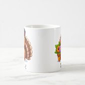 Personalized Thanksgiving Turkey Coffee Cup Kids Kaffeetasse (Mittel)