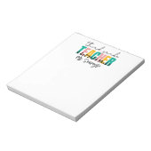 Personalized Third Grade Teacher – Custom Teacher Notizblock (Rotiert)