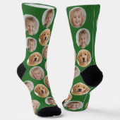 Personalized Three-Photo Face Socks | Custom Gift Socken (Gewinkelt)