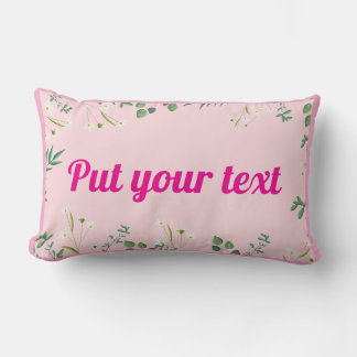 Personalized Throw Pillow for Home and Bedroom Lendenkissen