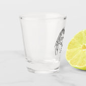 Personalized ’Til Death Wedding Shot Glass Schnapsglas (Links)