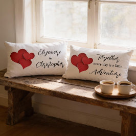 Personalized Together Every Day Adventure Quote  Lendenkissen