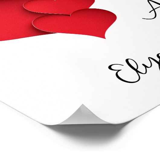 Personalized Together Every Day Adventure Quote Poster (Ecke)