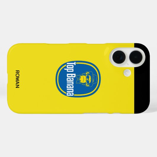 Personalized Top Banana Case-Mate iPhone Case (Rückseite (Horizontal))