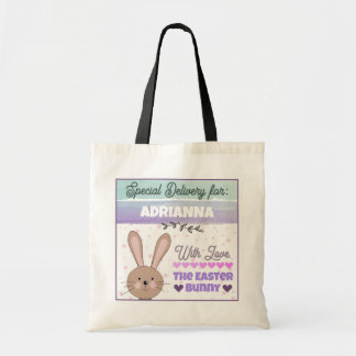 Personalized Tote Bag from Easter Bunny Tragetasche