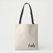 Personalized Tote,  Bridesmaid Gift, Custom Name  Tasche (Vorderseite)