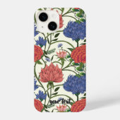 Personalized Trailing Indian Floral Phone Case iPhone Hülle (Rückseite)