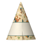 Personalized Train Kid Birthday  Partyhütchen (Rückseite)