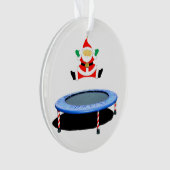 Personalized Trampoline Holiday Gift Ornament (Vorderseite)