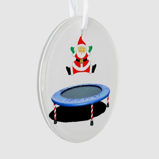 Personalized Trampoline Holiday Gift Ornament (Vorderseite)