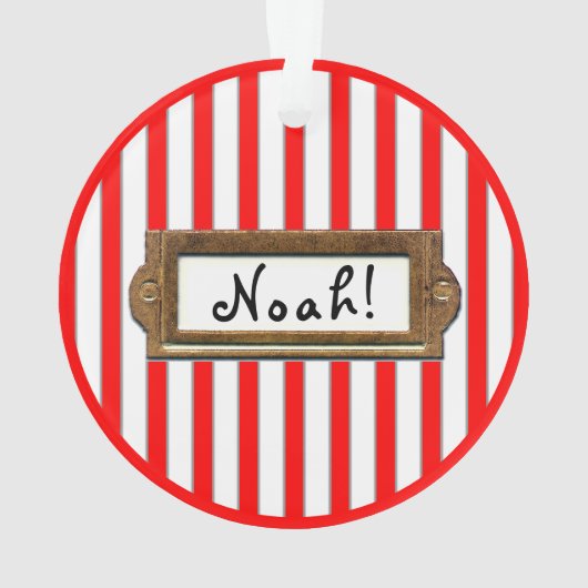 Personalized Trampoline Holiday Gift Ornament (Rückseite)