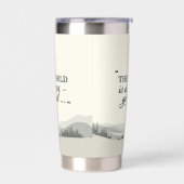 Personalized Travel Motivation Quote | The World Thermobecher (Links)