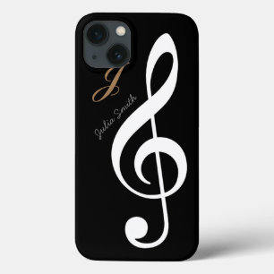personalized treble gclef music Case-Mate iPhone hülle