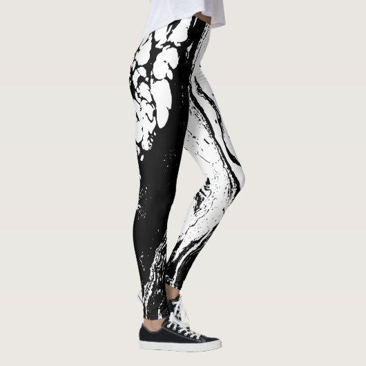 Personalized Trendy Abstract Design Leggings (Rechts)