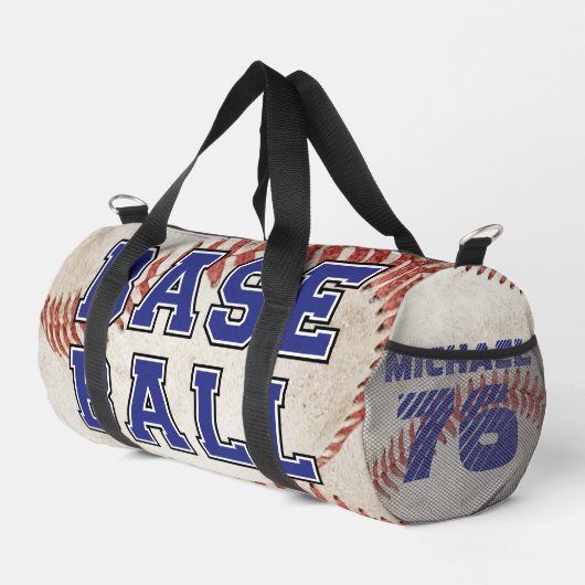 Personalized Trendy Baseball team illustration Duffle Bag (Rechte Ecke)