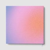 Personalized Trendy Lavender Purple Bat Mitzvah Gästebuch (Rückseite)