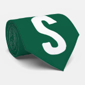 Personalized Trendy olive green Modern letters Krawatte (Gerollt)