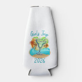 Personalized Tropical Island Flaschenkühler (Vorderseite)