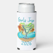 Personalized Tropical Island Selters Dosenkühler (Seltzer Vorderseite)