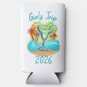 Personalized Tropical Island Selters Dosenkühler (Vorderseite)