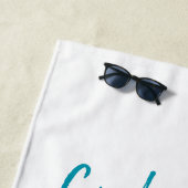 Personalized Tropical Island Strandtuch (Beispiel)