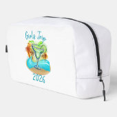 Personalized Tropical Island Toiletry Bag Waschbeutel (Rechte Ecke)