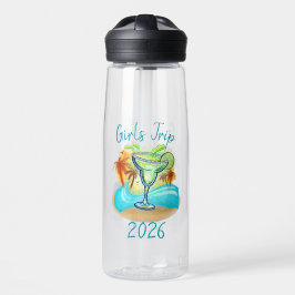 Personalized Tropical Island Trinkflasche