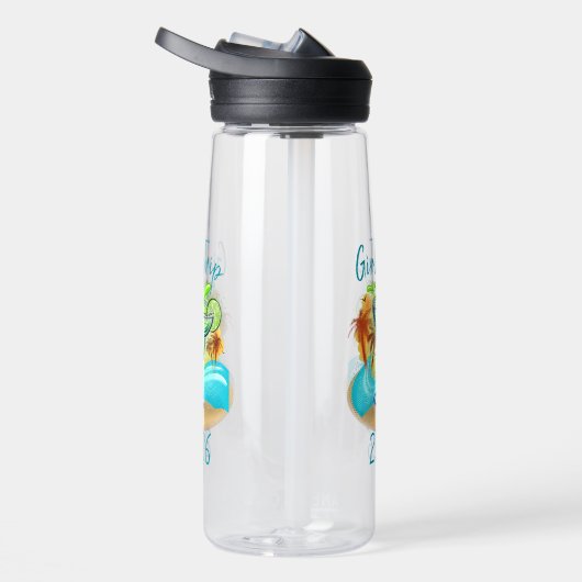 Personalized Tropical Island Trinkflasche (Rechts)