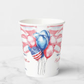 Personalized U.S. Military Retirement Pappbecher (Links)