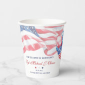 Personalized U.S. Military Retirement Pappbecher (Vorderseite)