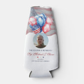 Personalized U.S. Military Retirement Photo Flaschenkühler (Vorderseite)