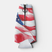 Personalized U.S. Military Retirement Photo Flaschenkühler (Rückseite)