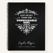 Personalized Unbreakable Soul Spiral Notebook Notizblock (Vorderseite)