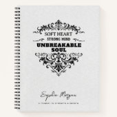 Personalized Unbreakable Soul Spiral Notebook Notizblock (Vorderseite)