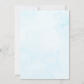 Personalized Under the Sea Downloadable Birthday I Einladung (Rückseite)