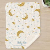 Personalized Under the Stars Soft Blanket  Sherpadecke