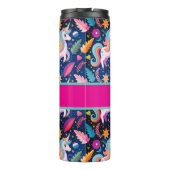 Personalized unicorn drink tumbler thermosbecher (Rückseite)