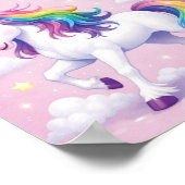 Personalized Unicorn Name Poster (Ecke)