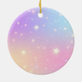 Personalized Unicorn Ornament for Girls (Hinten)