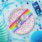 Personalized Unicorn, Rainbow and Butterfly Pappteller (Party)